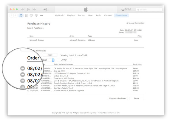 How to get a refund from Apple using iTunes - Step 2
