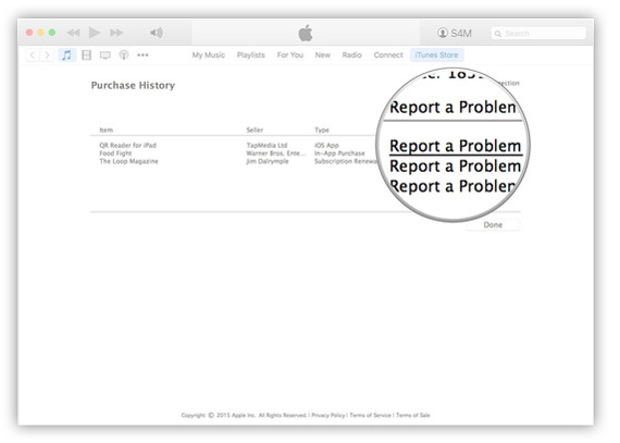 How to get a refund from Apple using iTunes - Step 3